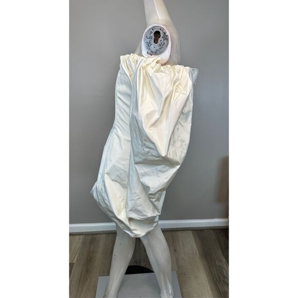 NWT Jacquemus La Robe Taffeta Off Shoulder Puff Sleeve Mini Dress Cream FR42/US1 - Picture 5 of 10